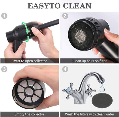 Rechargeable Cordless Mini Vacuum Cleaner for Efficient Dust and Debris Removal from Keyboards, Laptops, Pet Areas, and Sewing Machines